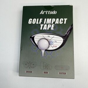 Arttodo Golf Impact Tape Club Face Strike Labels Driver Iron Putter Aid Training